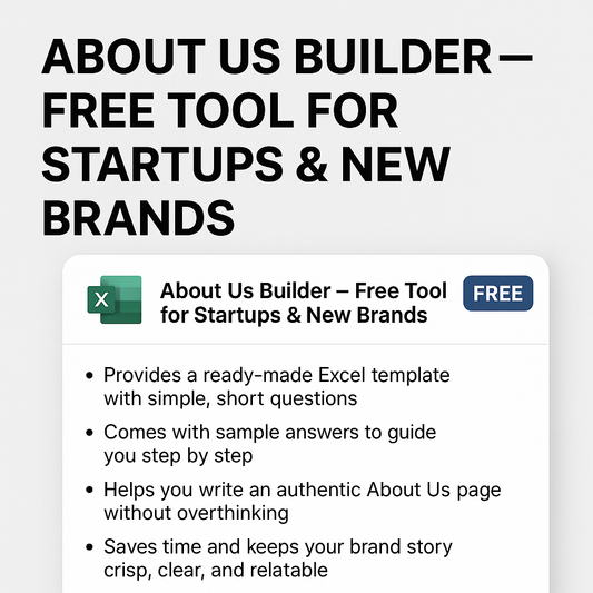 About Us Builder – Free Tool for Startups & New Brands